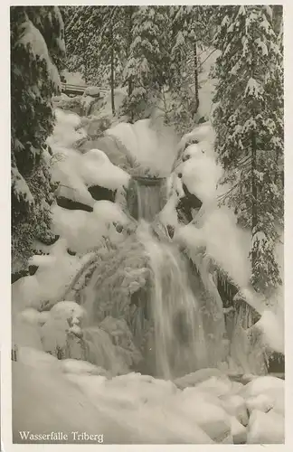 Triberg Wasserfall im Winter ngl 133.221