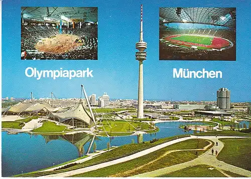 München Olympiagelände 3 Ansichten ngl C1469