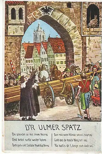 Ulm a.D. D'r Ulmer Spatz … ngl C1397