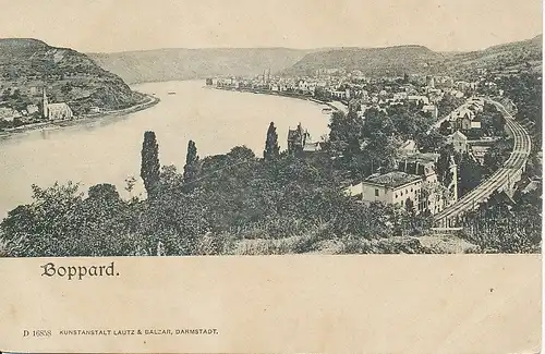 Boppard am Rhein Panorama ngl 133.916