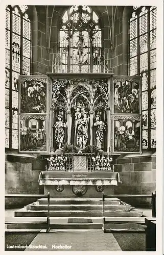 Lautenbach/Renchtal Hochaltar ngl 133.126