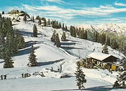 Garmisch-Partenkirchen Skigelände am Kreuzberg gl1960? C4495