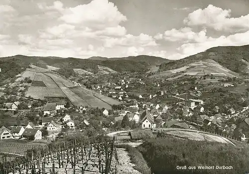 Durbach (Schwarzwald) Panorama gl1972 133.112