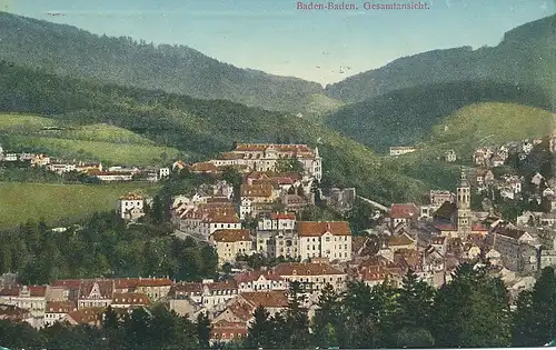 Baden-Baden Gesamtansicht gl1913 133.778