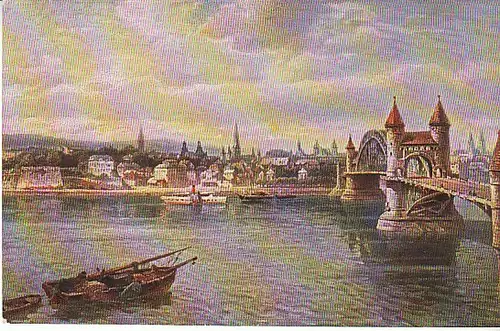 Bonn a.Rh. Mit Rheinbrücke ngl C2084