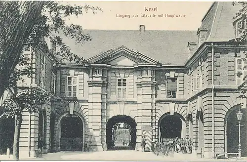 Wesel Eingang Citadelle mit Hauptwache gl1912 132.779