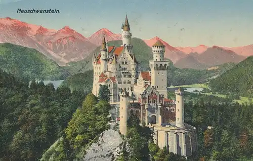 Schloss Neuschwanstein im Allgäu gl1927 136.230
