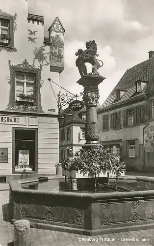 Offenburg i.B. Löwenbrunnen gl1959 133.138