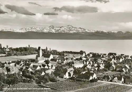 Hagnau a.B. Panorama mit Schweizer Alpen ngl 133.168