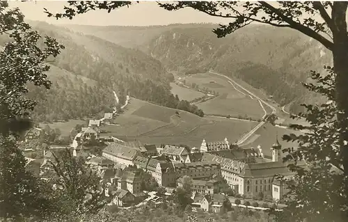 Beuron/Donautal Panorama von Nordosten gl1960 133.399