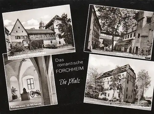 Das romatische Forchheim/Pfalz Mehrbildkarte gl1965 C4610