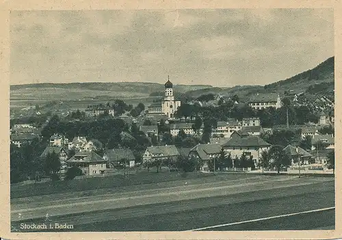 Stockach i. Baden Panorama ngl 133.192