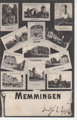 Memmingen Teilansichten Mehrbildkarte gl1906 210.502