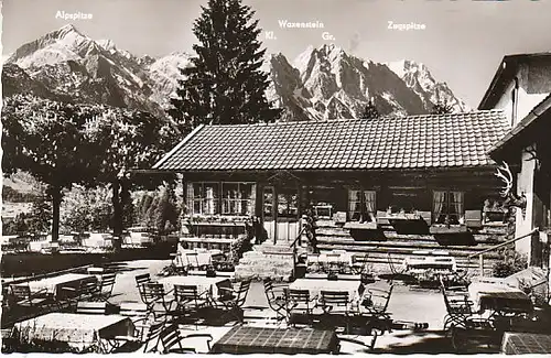 Garmisch Café Almhütte Kramerplateauweg ngl C1315