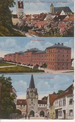 Ingolstadt Stadtmauer Kasernen Tor bahnpgl1919 203.464
