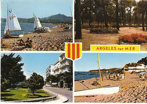 Argeles sur Mer Mehrbildkarte gl1972 C1879