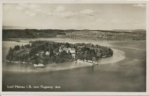 Insel Mainau vom Flugzeug aus ngl 133.298