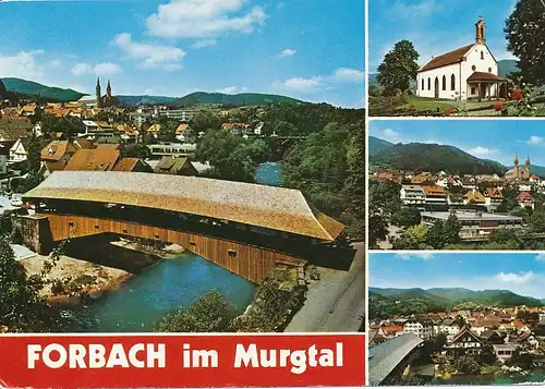 Forbach im Murgtal 4 Teilansichten gl1985 133.463