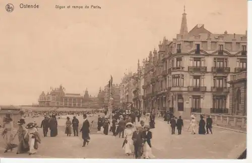 Ostende Digue et rampe de Paris feldpgl1915 203.995