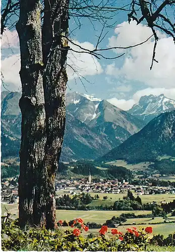 Oberstdorf Allg. in seiner Landschaft ngl C1357
