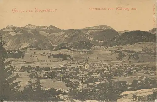 Oberstdorf Panorama vom Kühberg aus ngl 135.231