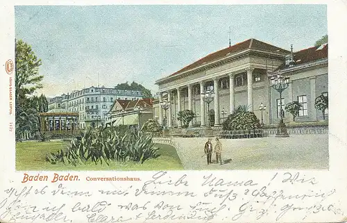 Baden-Baden Conversationshaus gl1901 132.960