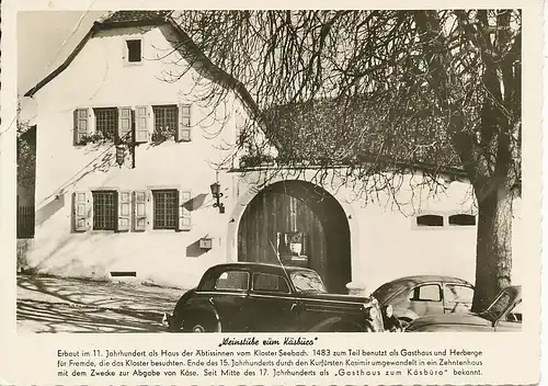 Seebach/Bad Dürkheim Weinstube Käsbüro gl1954 134.266