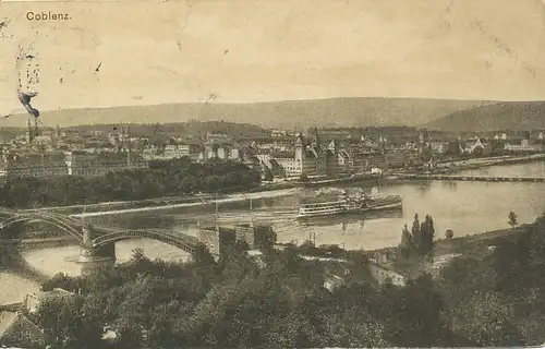 Koblenz Panorama gl1913 133.944