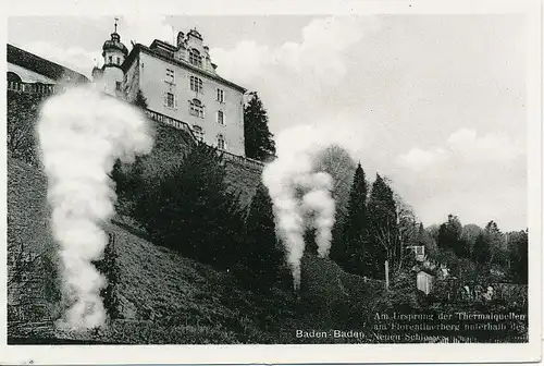 Baden-Baden Ursprung der Thermalquellen ngl 132.980