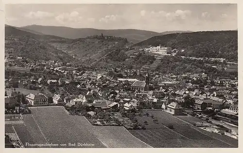 Bad Dürkheim a.d.W. Panorama Flugzeugaufnahme gl1935 210.994