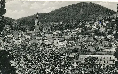 Baden-Baden Panorama mit Merkur gl1958 132.990