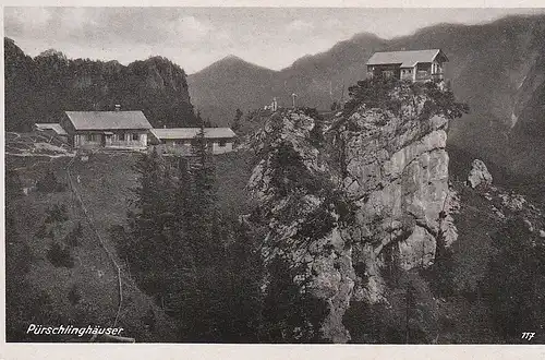 Pürschlinghäuser bei Unterammergauraufnahme feldpgl1944 C4925