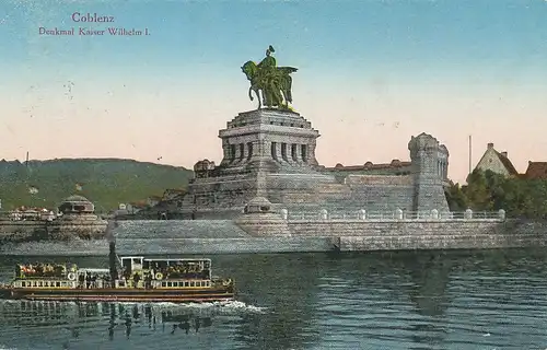 Koblenz Kaiser-Wilhelm-Denkmal gl1928 134.044