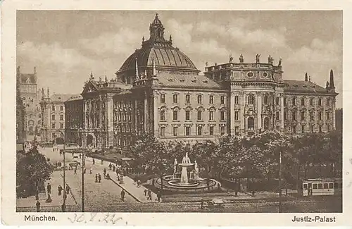 München Justiz-Palast gl1922 C2405