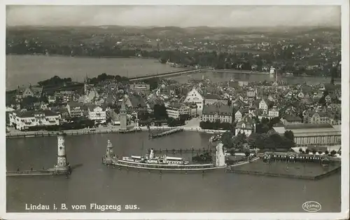 Lindau i.B. vom Flugzeug aus ngl 134.847