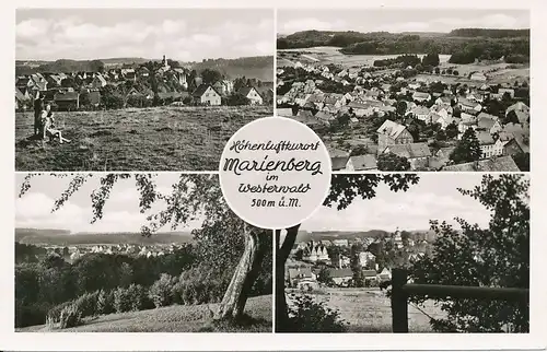 Marienberg im Westerwald Teilansichten ngl 133.794