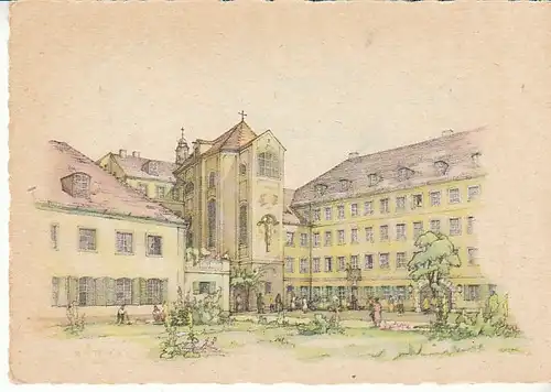 BÜTTNER München Höfe hinter Joh-Nepomuk-K. ngl C1937