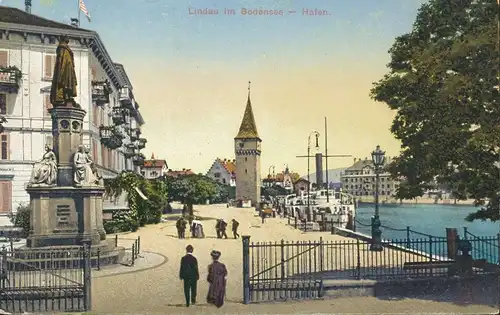 Lindau i.B. Partie am Hafen gl1914 134.867