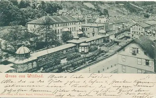 Bad Wildbad Teilansicht gl1903 133.489