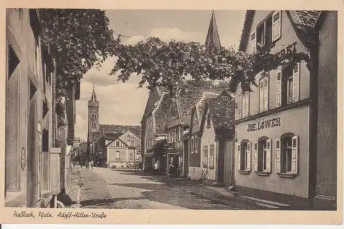 Hassloch/Pfalz Straßenpartie Gasthaus ngl 211.198