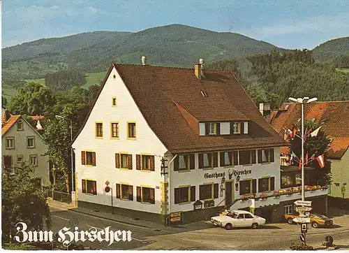 Lörrach (?) Gasthaus zum Hirschen ngl C1761