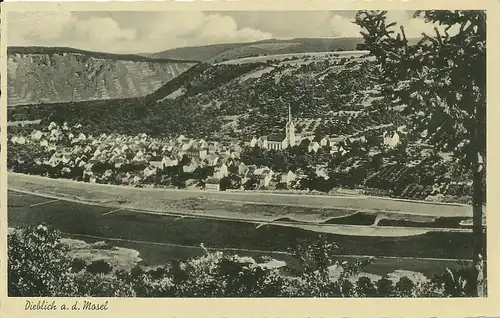 Dieblich a.d. Mosel Panorama bahnpgl1954 133.844