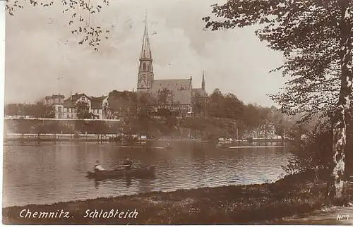 Chemnitz Schloßteich gl1929 C2823