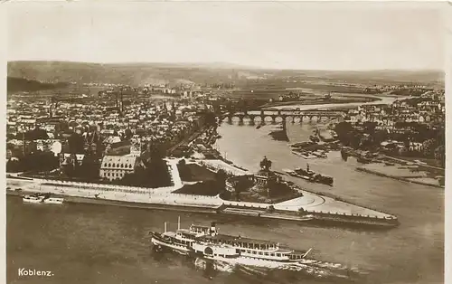 Koblenz Panorama Deutsches Eck ngl 133.979