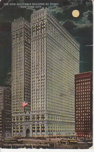 New York City The New Equitable Building gl1924 204.267