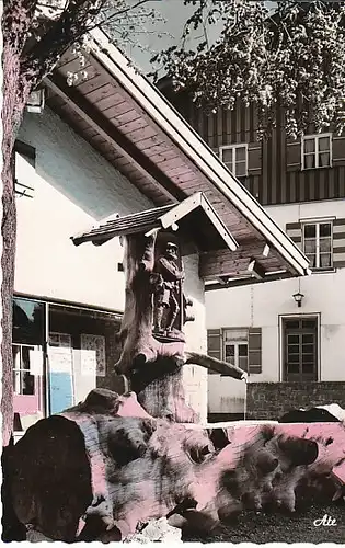 Wertach Allgäu Dorfbrunnen ngl C1458