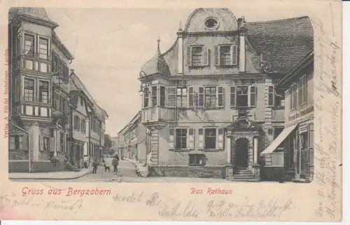 Bergzabern Das Rathaus gl1901 211.208