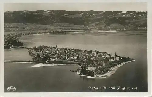 Lindau (Bodensee) Flugzeugaufnahme gl1938 135.125