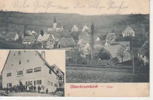 Oberkrumbach Total und Gasthaus gl1910 209.463