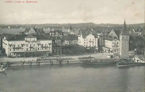 Lindau i.B. Uferpanorama gl1910 135.166